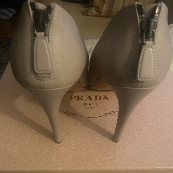 Prada Asymmetrical Peep Toe Bootie - Picture 4 of 11